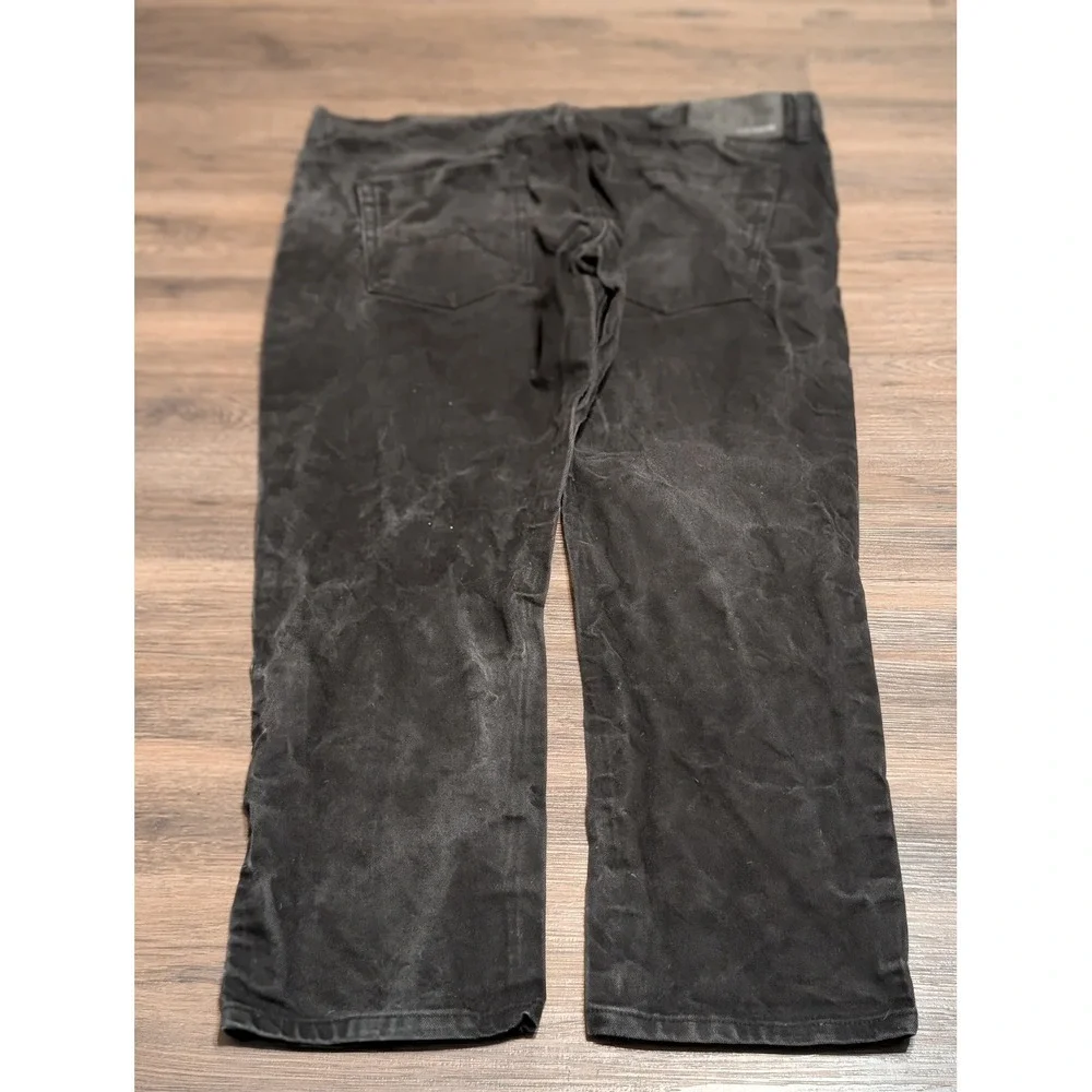 Rocawear Mens Straight Fit Black Denim Jeans W42‎ L32 Streetwear Hip Hop Baggy